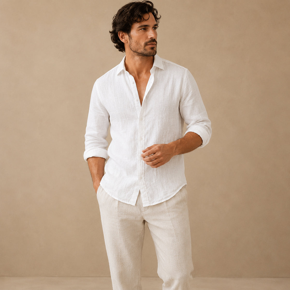 Bratt - Relaxed Coastal Button Shirt | By Mason & Reed London