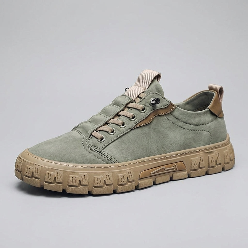 Reuben - Classic Everyday Lace-Up Sneakers | By Mason & Reed London