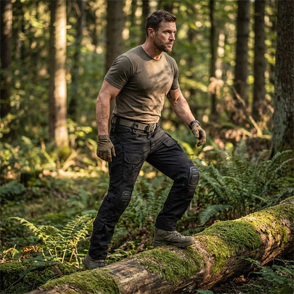 Alan - Tactical Cargo Trousers with Knee Pads | By Mason & Reed London