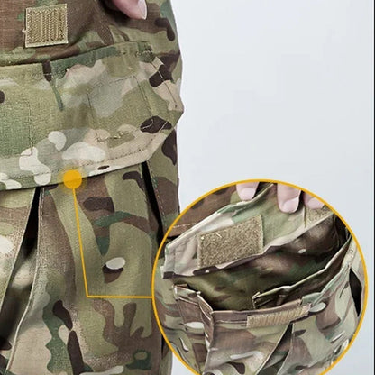 Alan - Tactical Cargo Trousers with Knee Pads | By Mason & Reed London