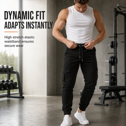 Aidan - Modern Slim Fit Cargo Joggers | By Mason & Reed London