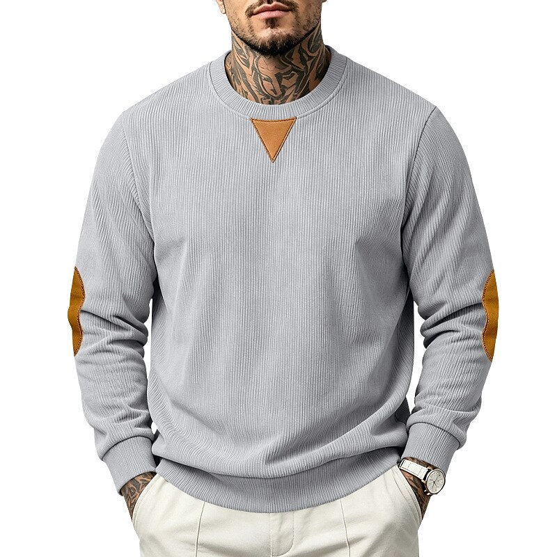Billy - Textured Colour Block Sweatshirt | By Mason & Reed London