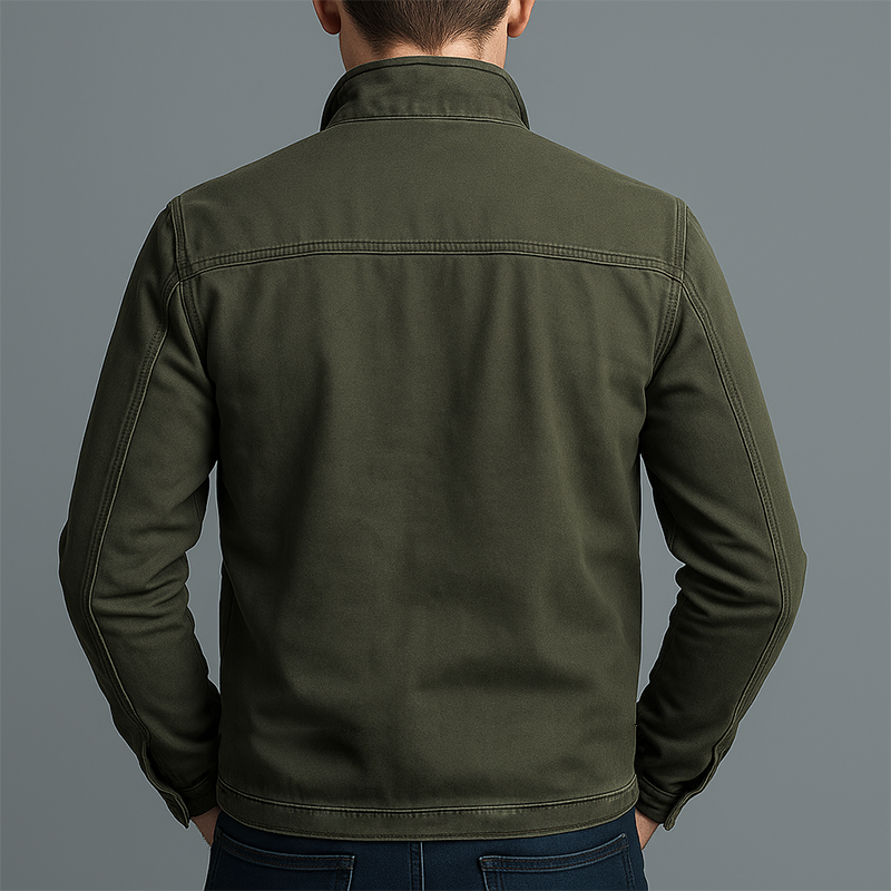 Kyle - Vintage Zip Utility Jacket | By Mason & Reed London