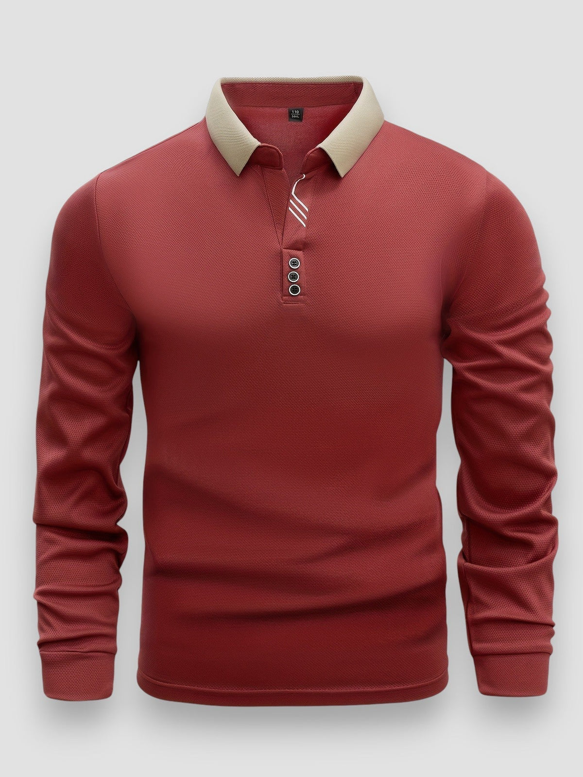 Caleb - Smart Casual Long Sleeve Polo | By Mason & Reed London
