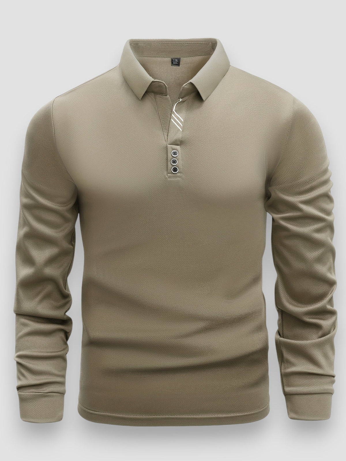 Caleb - Smart Casual Long Sleeve Polo | By Mason & Reed London